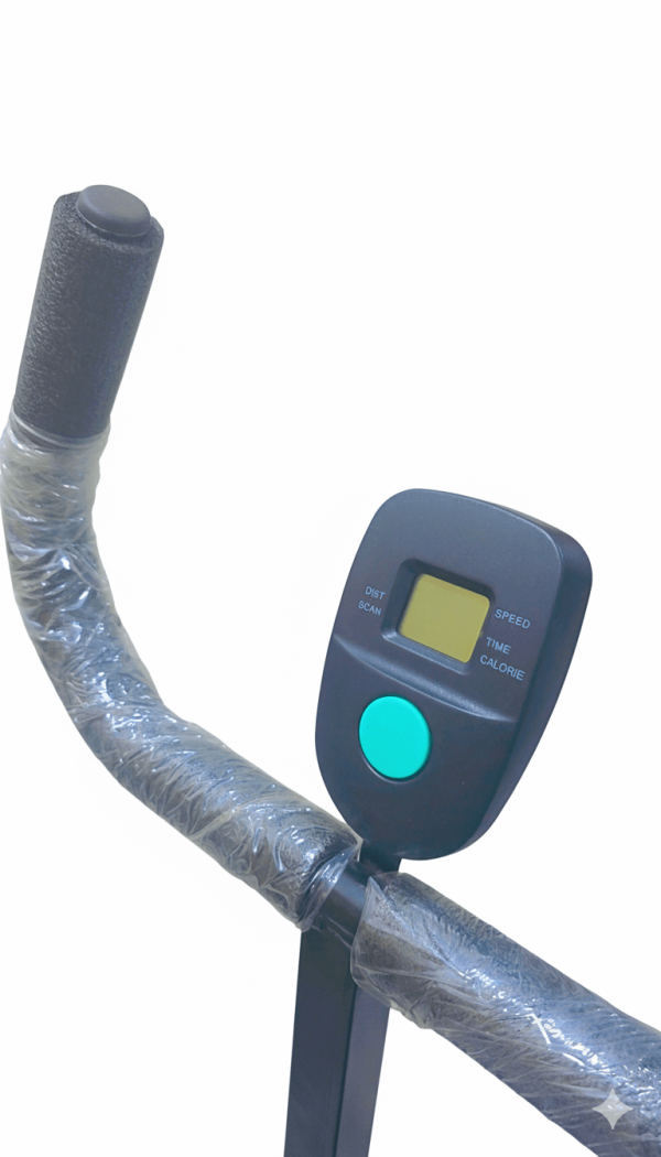 Exercise Cycle with Digital Meter & Chrome Pedals