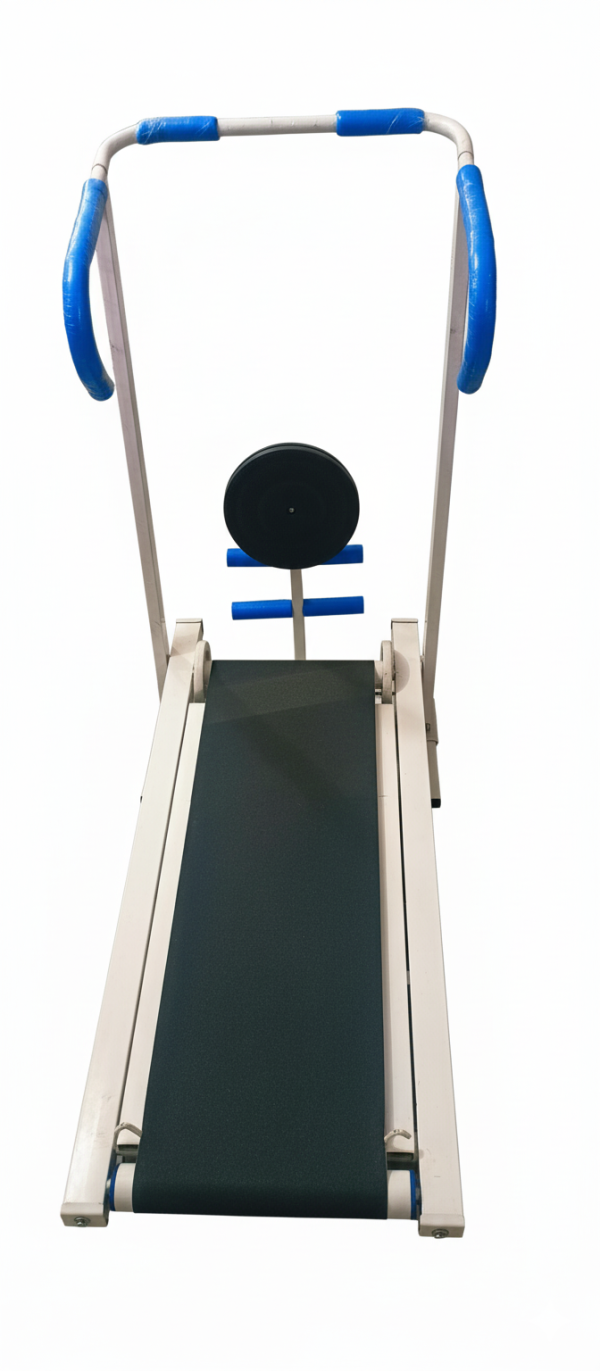 3-in-1 Manual Treadmill with Rollers, Twister & Sit-Up Bar