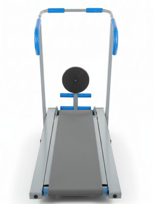 3-in-1 Manual Treadmill with Rollers, Twister & Sit-Up Bar