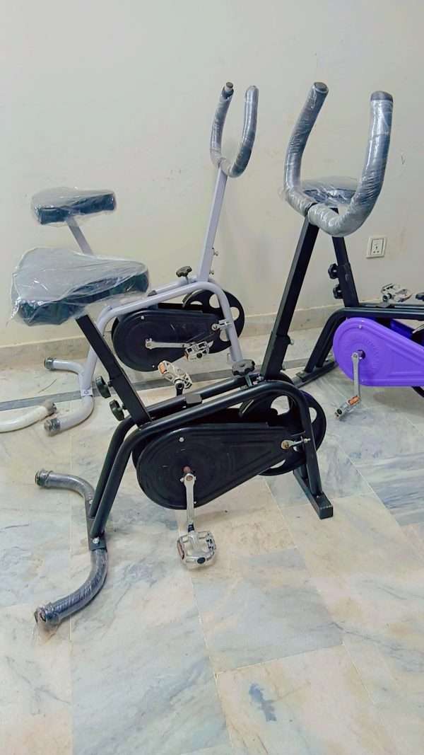Heavy-Duty Exercise Bike with Flywheel & Adjustable Resistance for Home Gym